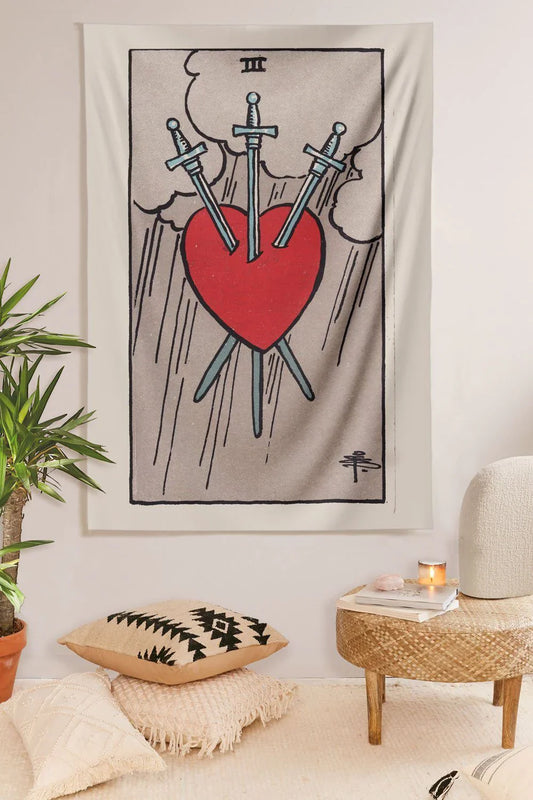 3 OF SWORDS TAPESTRY