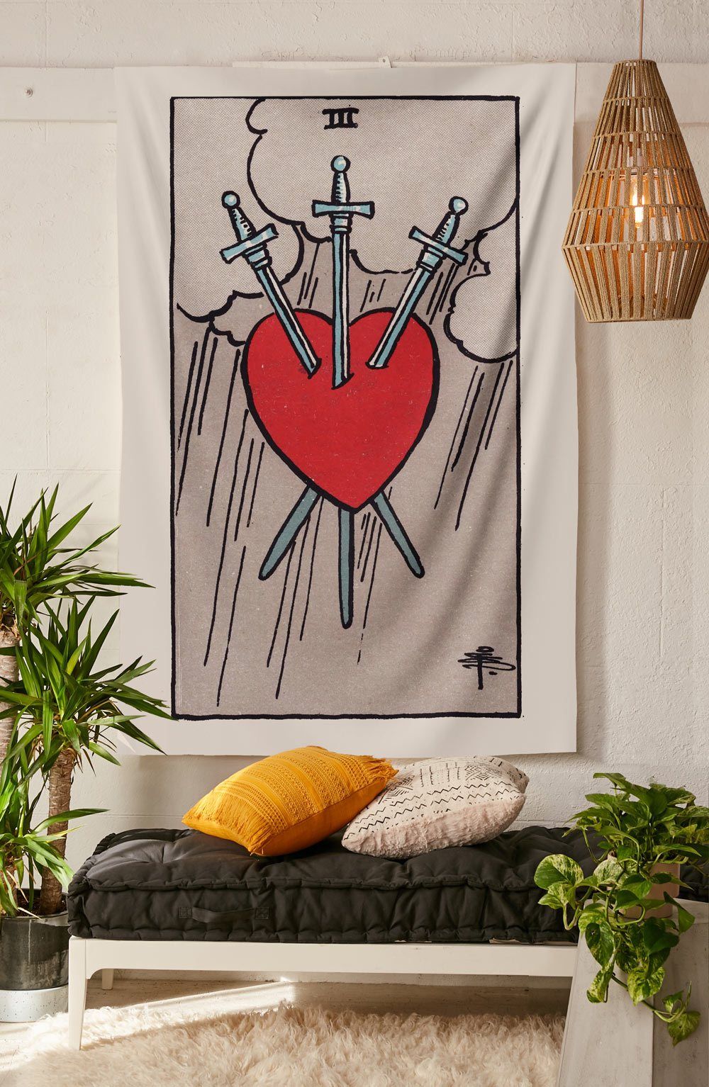 3 OF SWORDS TAPESTRY