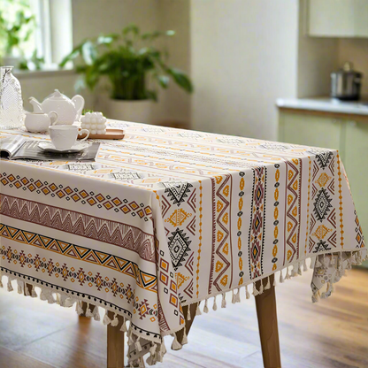 Retro Ethnic Table Cover