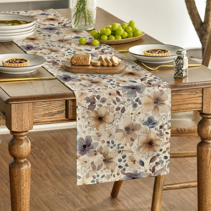 Rustic Watercolor Table Runner
