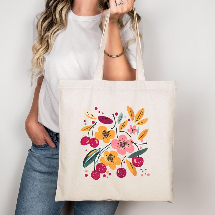 Cherry Orchard Tote Bag