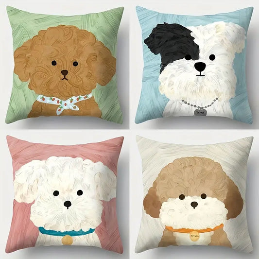 Rich Puppy Cushion Covers Pack of 4