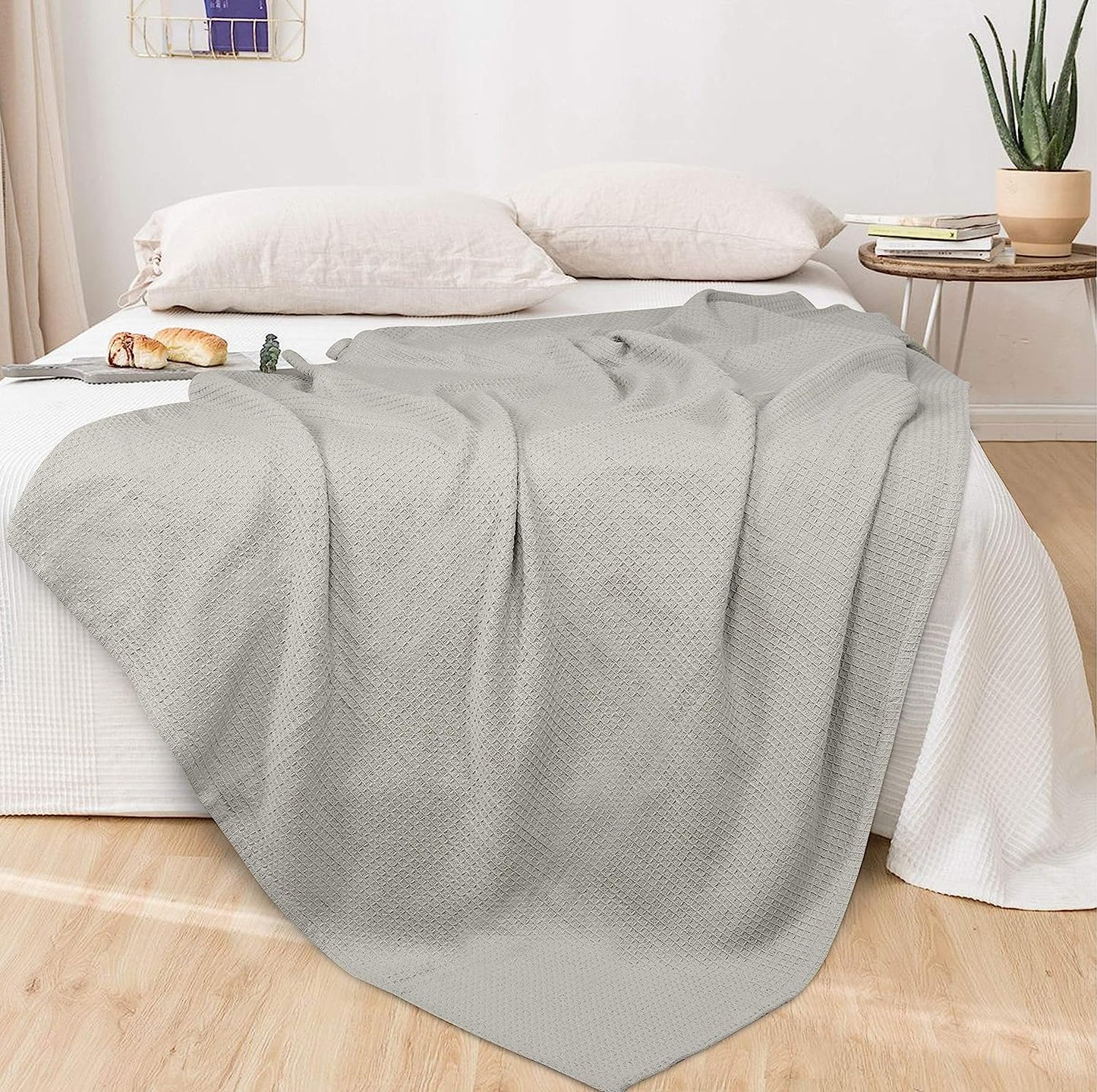 Cotton Waffle Thermal Blanket