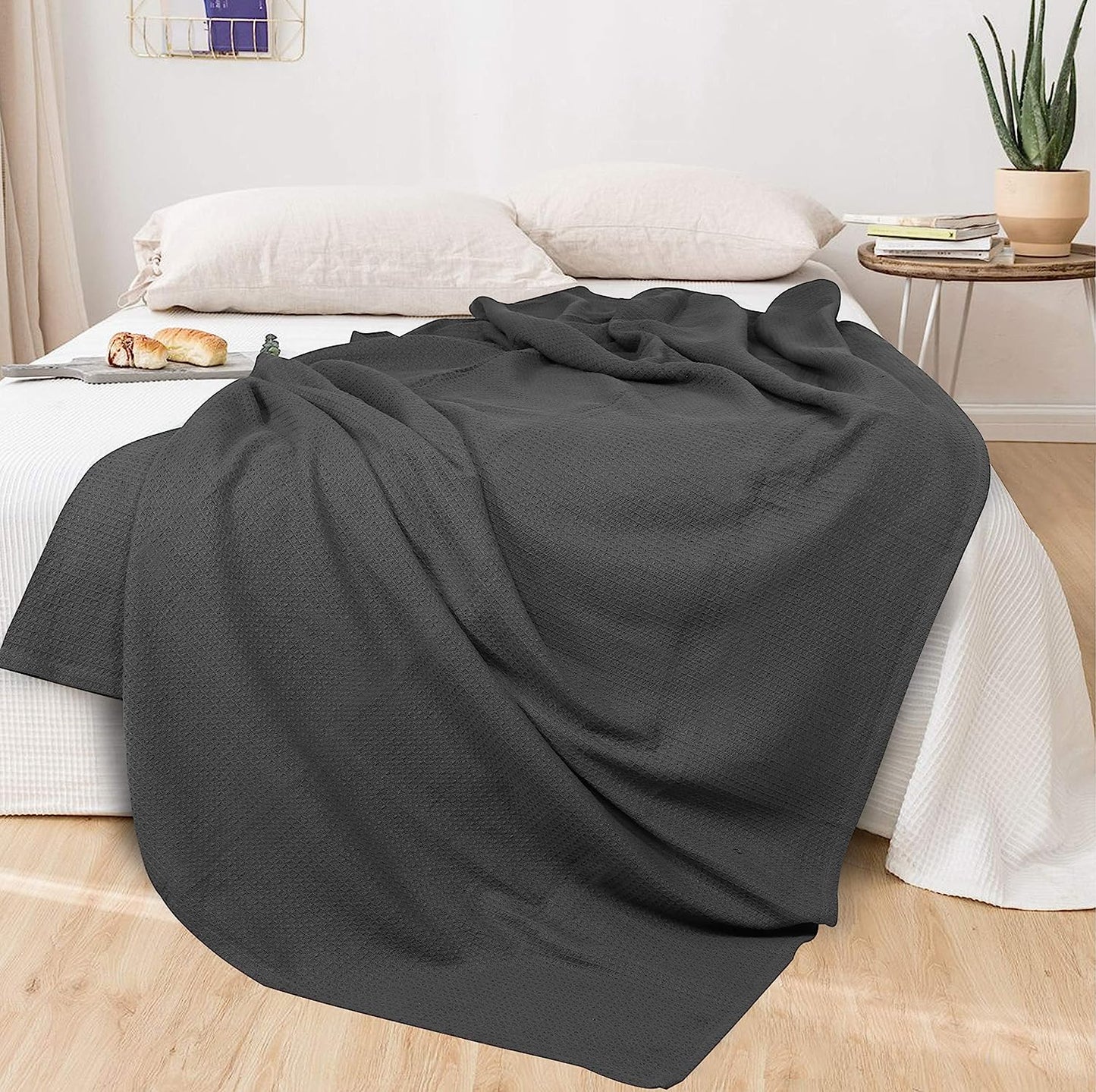 Cotton Waffle Thermal Blanket