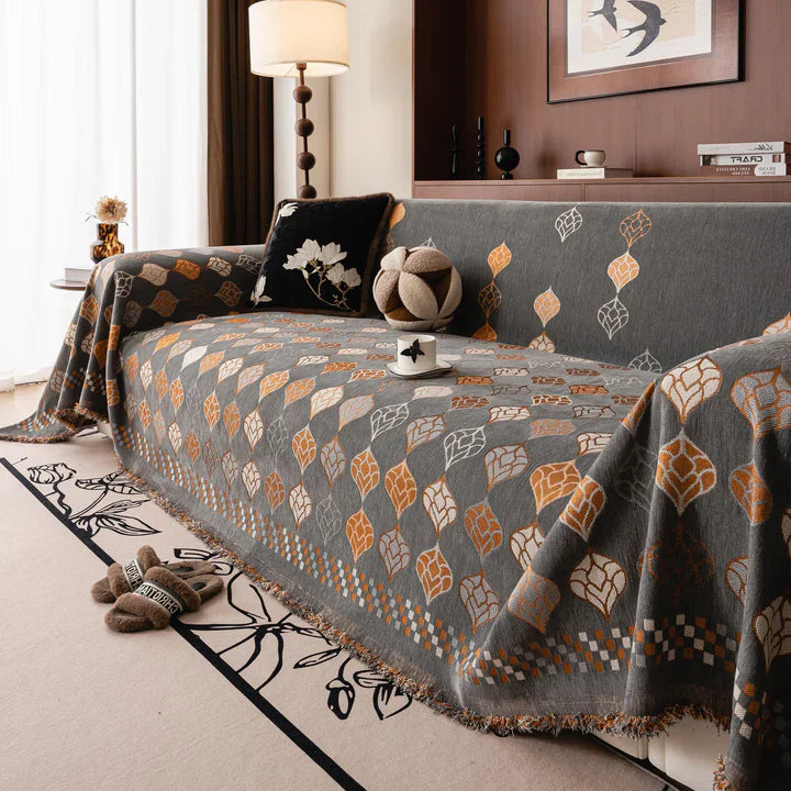 Boho Geometric Sofa Cover