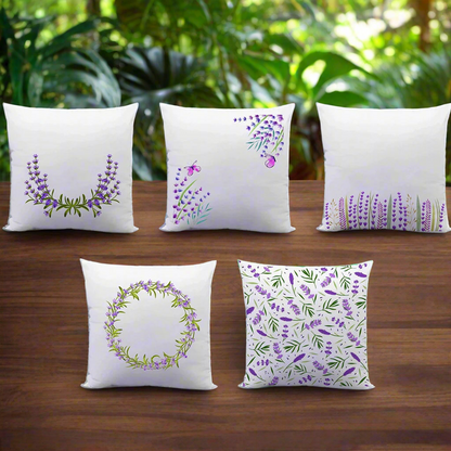 Flowery Crown Cushion Covers Pack of 5