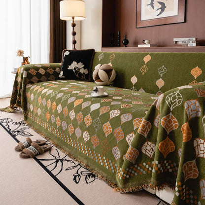 Boho Geometric Sofa Cover