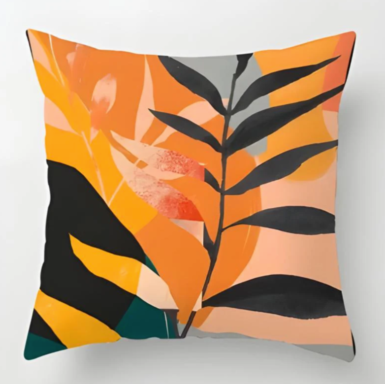 Abstract Plants Cushion Covers (Pack of 6)