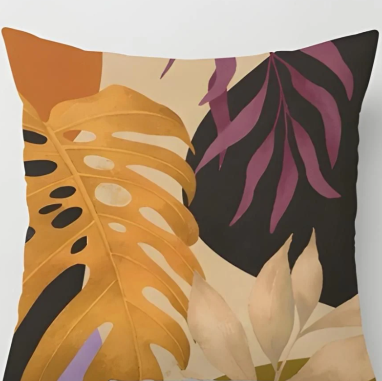 Abstract Plants Cushion Covers (Pack of 6)