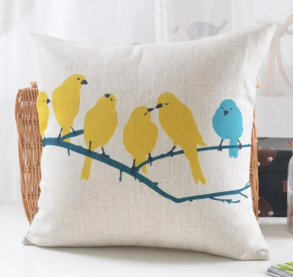 Morocan Blue Bird cushion Pack 5