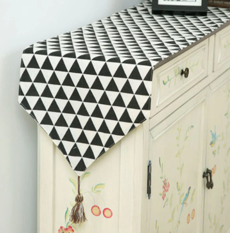 Geometric Table Runner