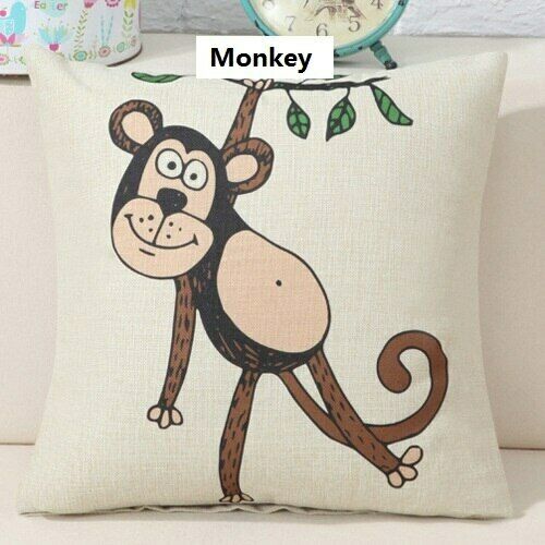 Cute Animals Cushion Covers (Pack of 6)