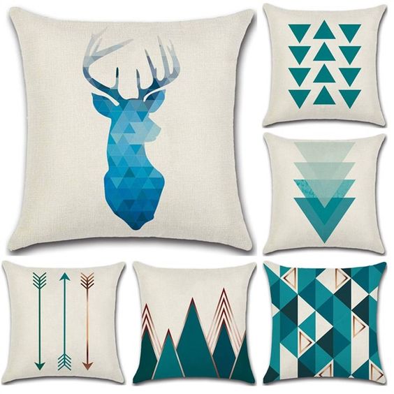 Dark Teal Cushion Covers (Pack of 5)