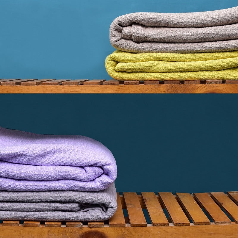 Summer Cotton Thermal Blanket Throws