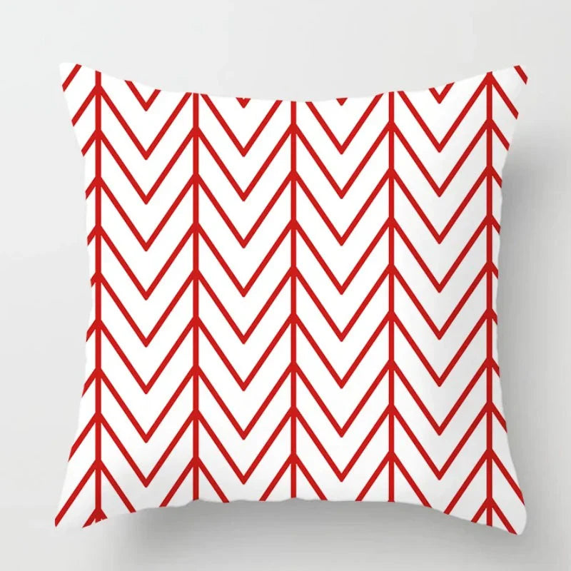 Geometric Striped Cushion Covers Pack 4