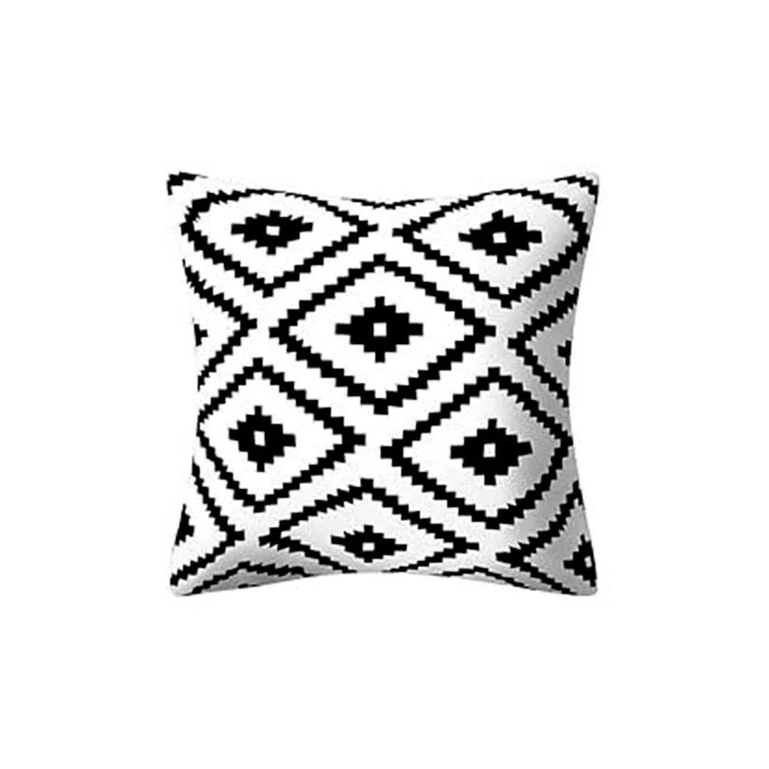 Monochrome Chic Cushion Covers (Pack of 4)