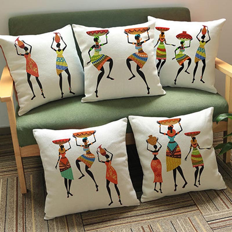 Dancing African Cushion Covers (Pack of 5)