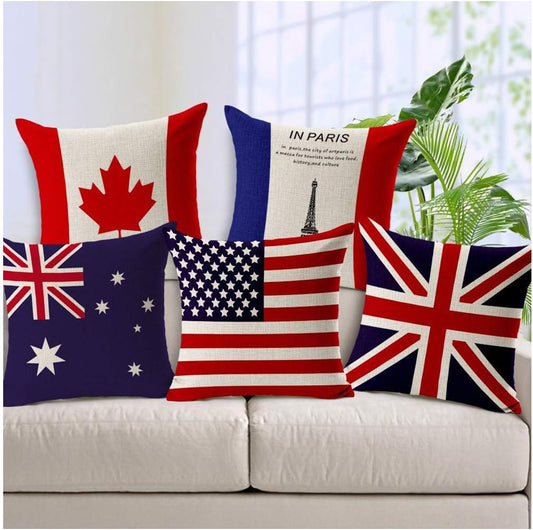 English Flags Cushion Covers (Pack of 5)